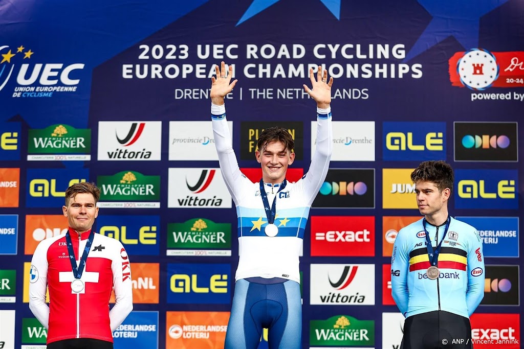 Jonge Brit Tarling pakt Europese titel tijdrijden in Emmen