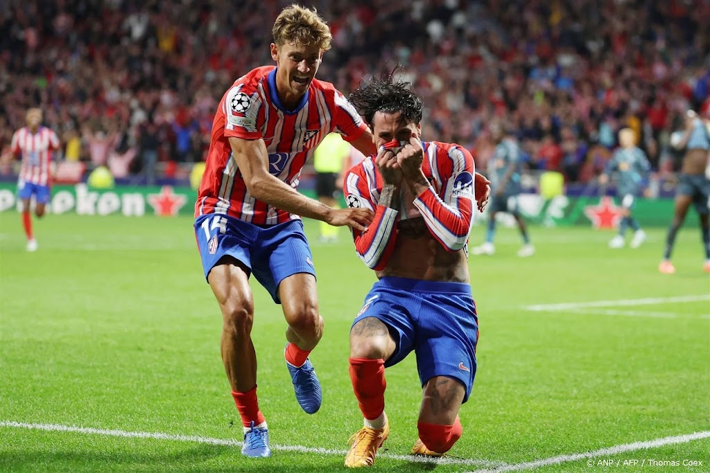 Atlético Madrid klopt RB Leipzig dankzij doelpunt in slotminuut