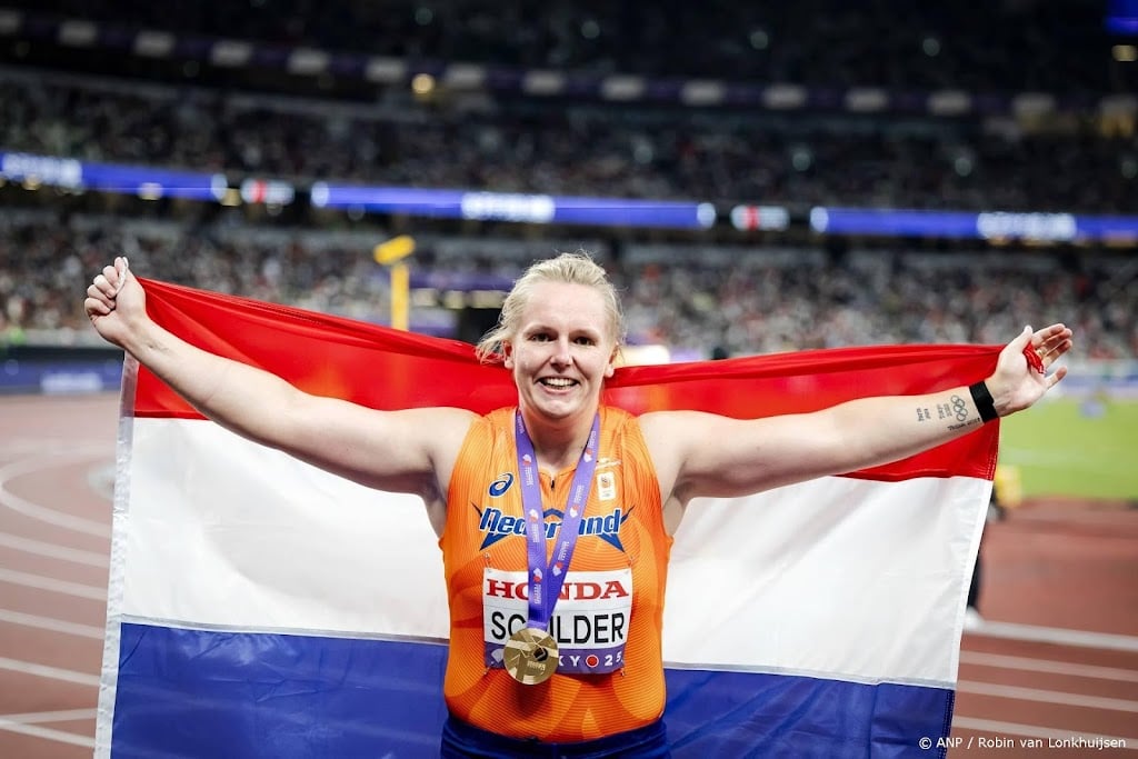 Schilder verovert als eerste Nederlandse wereldtitel kogelstoten