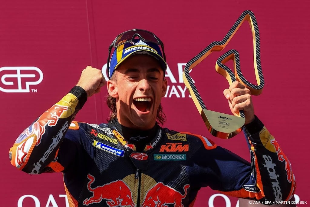 Motorcoureur Acosta wint in Oostenrijk eerste race in MotoGP