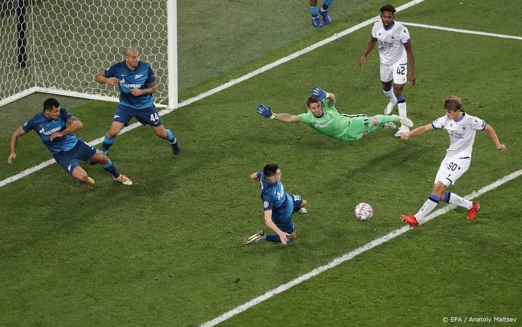 Club Brugge slaat in blessuretijd toe tegen Zenit