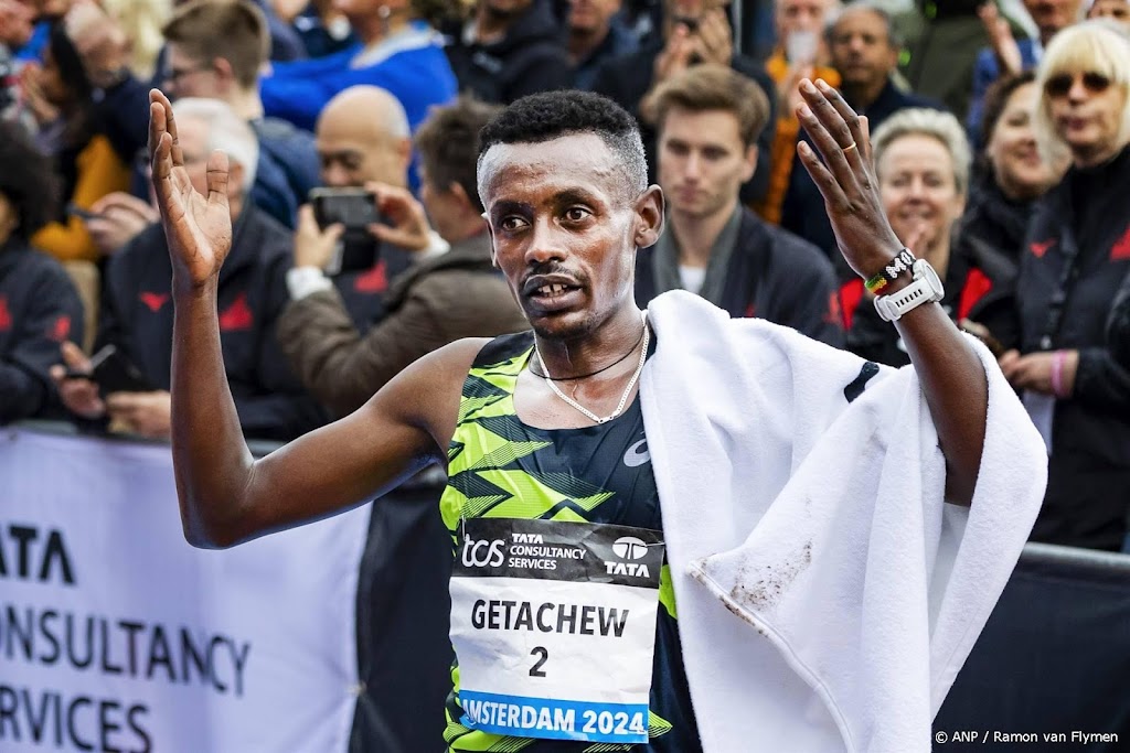 Geen paniek bij winnaar Getachew na verkeerde afslag in marathon