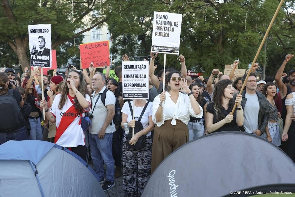 Tientallen arrestaties bij woonprotest in Portugal