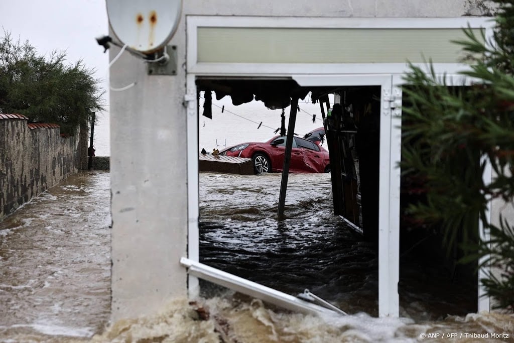 Zware regenval en overstromingen in Zuidoost-Frankrijk