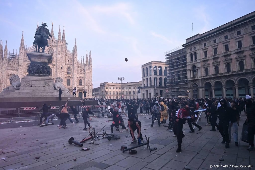 Italië scherpt wet tegen rellen aan na gewelddadig weekend Milaan