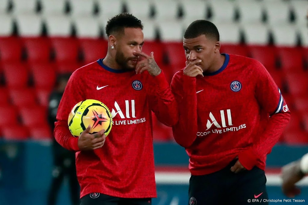 Neymar en Mbappé na blessures terug in selectie PSG