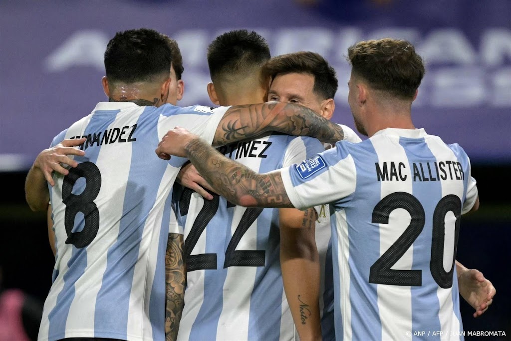 Argentinië klopt Peru, Brazilië opnieuw gelijk in WK-kwalificatie