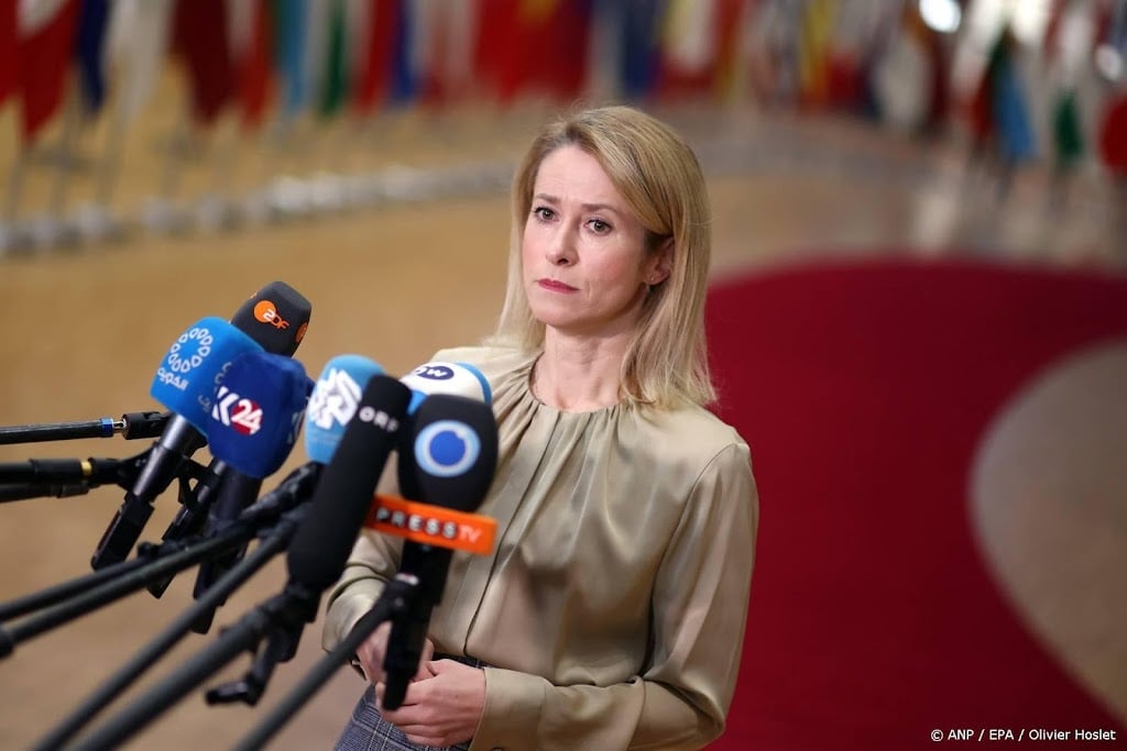 Kallas ziet geen paniek bij EU-ministers over vredesplan Oekraïne
