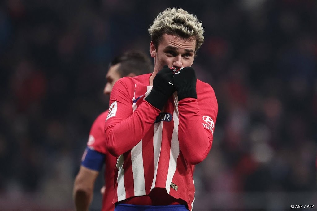 Griezmann clubtopscorer Atlético Madrid na 3-3 tegen Getafe