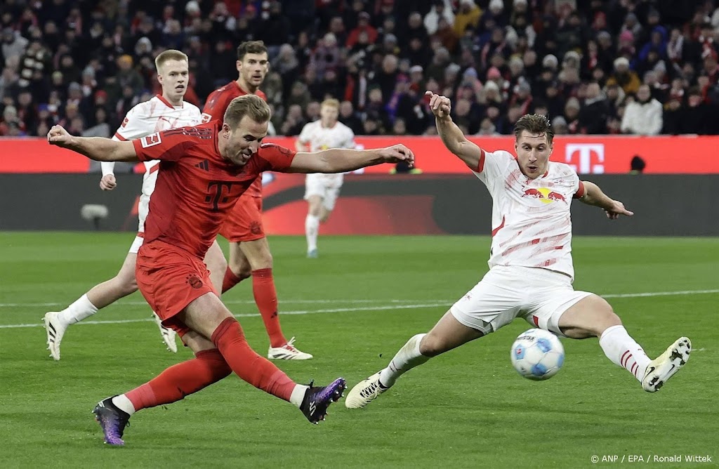 Koploper Bayern München veel te sterk voor RB Leipzig: 5-1 