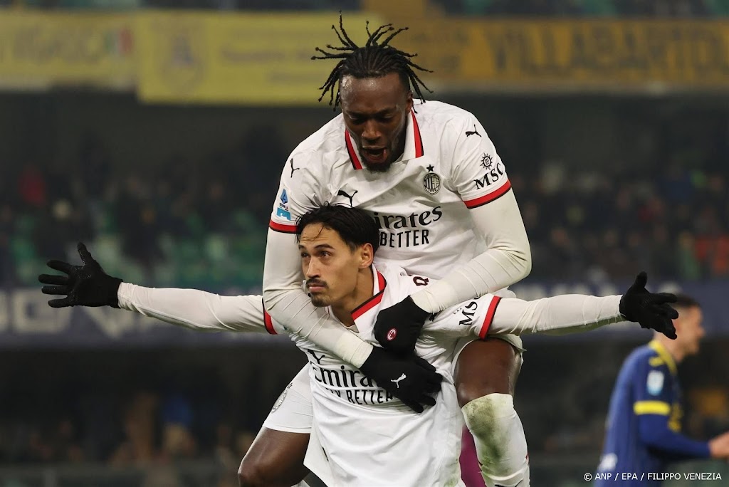 Reijnders schiet AC Milan naar de winst op Verona