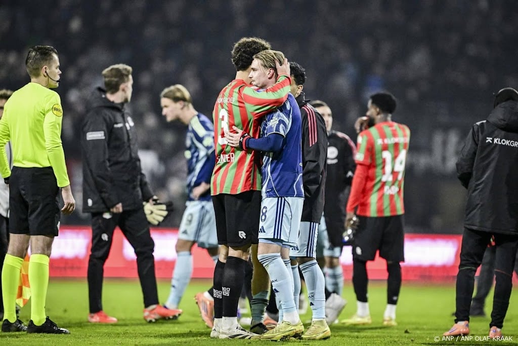 Ajax speelt gelijk in uitduel met NEC
