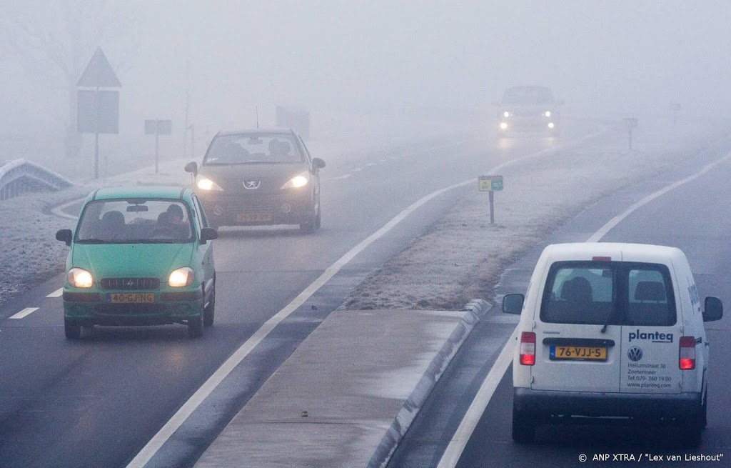 KNMI: code geel vanwege dichte mist in groot deel van het land