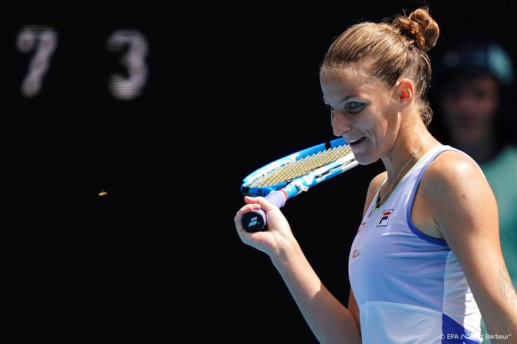 Pliskova door naar tweede ronde Australian Open