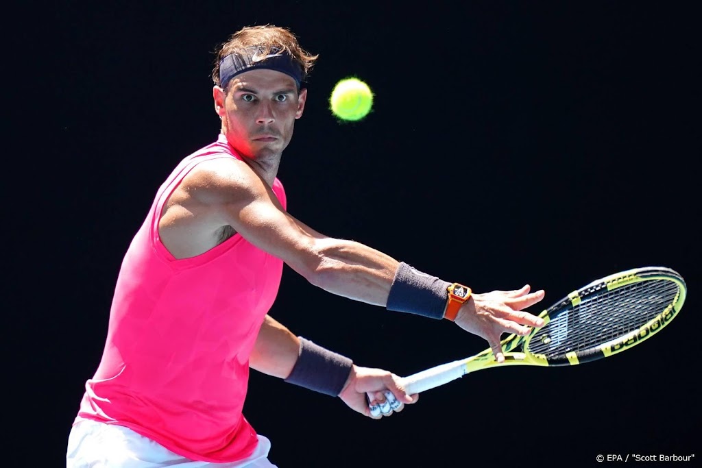 Nadal doorstaat eenvoudig eerste test Australian Open