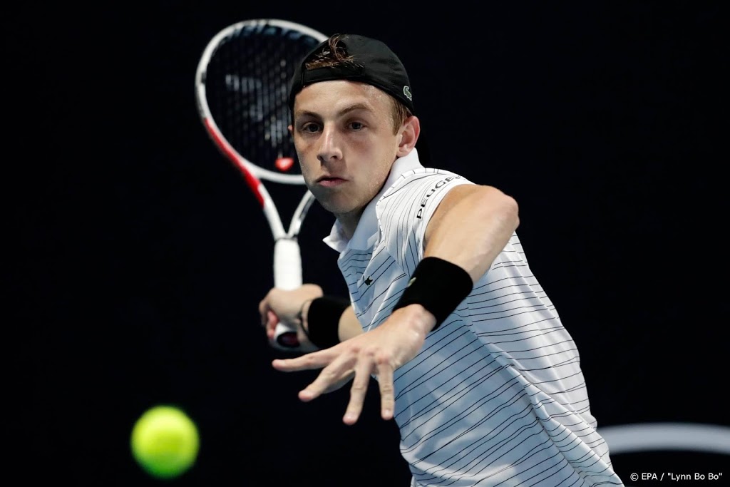 Kortstondig debuut tennisser Griekspoor op Australian Open