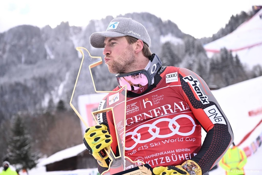Skiër Kilde eerste Noorse winnaar op Hahnenkamm sinds 2015