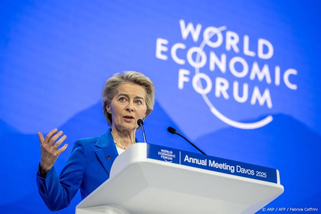 Von der Leyen hamert in Davos op belang 'Parijs' en band met VS