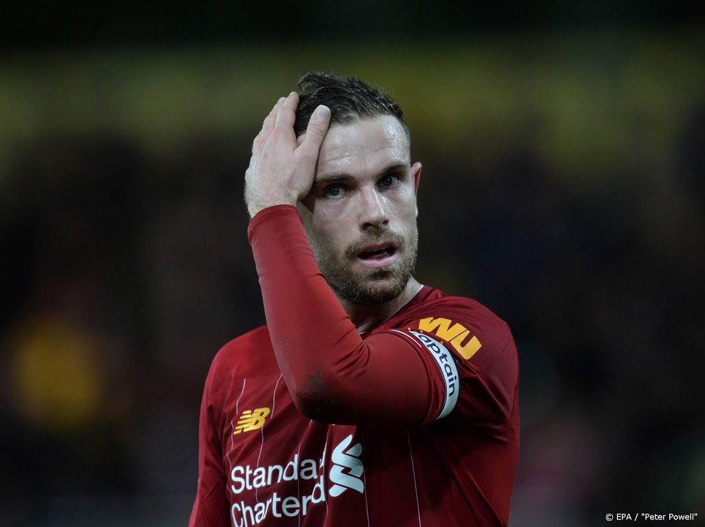 Liverpool drie weken zonder aanvoerder Henderson