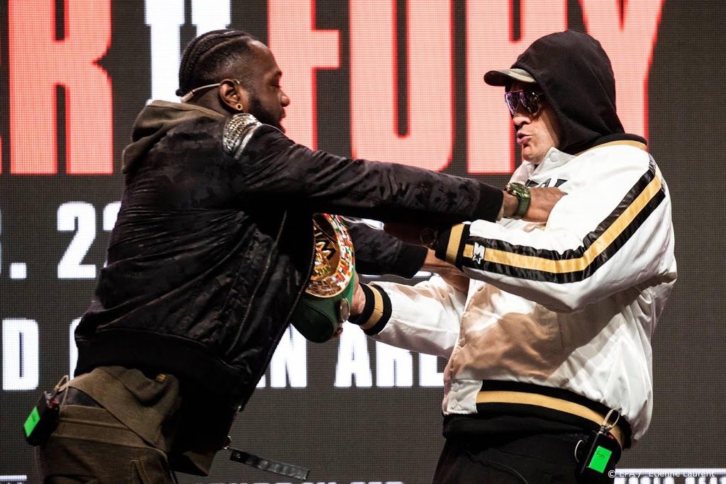 Fury en Wilder in Las Vegas pas in de boksring weer oog-in-oog