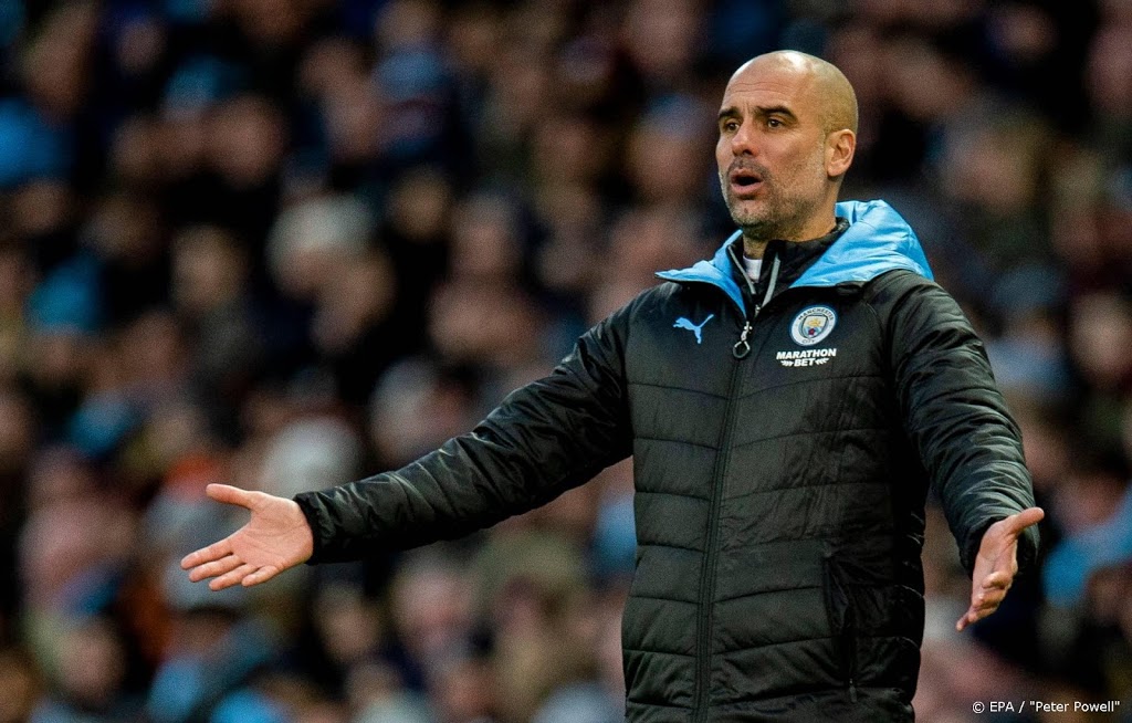 Coach Guardiola rekent op zijn spelers bij Manchester City