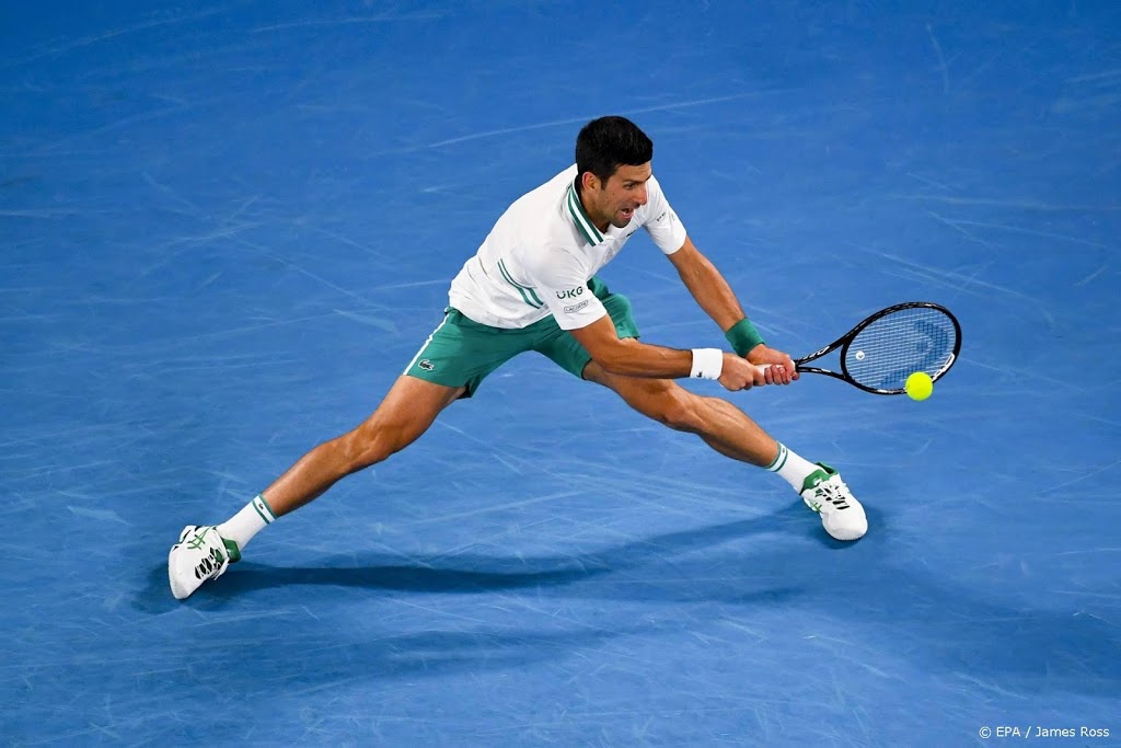 Djokovic voor negende keer de beste op Australian Open