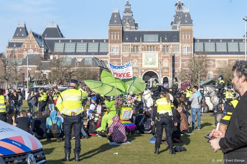 Eén aanhouding bij demonstratie Museumplein