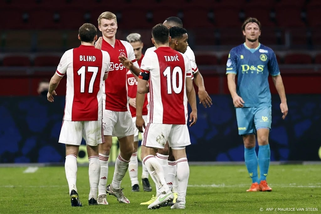 Ajax wint van Sparta met 4-2