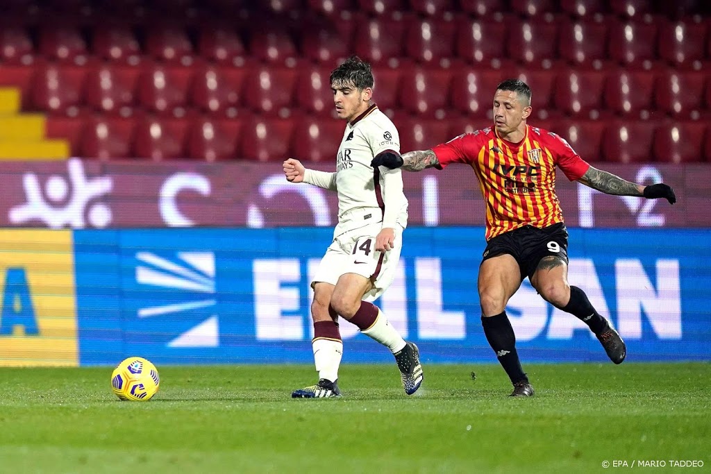 AS Roma blijft in Benevento tegen tien man steken op 0-0