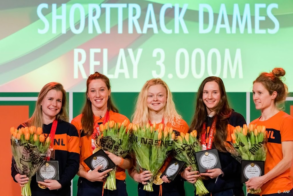 Olympiërs ontvangen op Schiphol