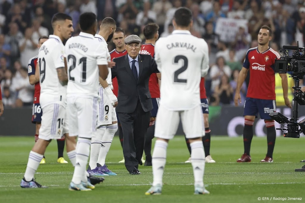 Real Madrid rouwt om dood clubicoon en erevoorzitter Amancio  