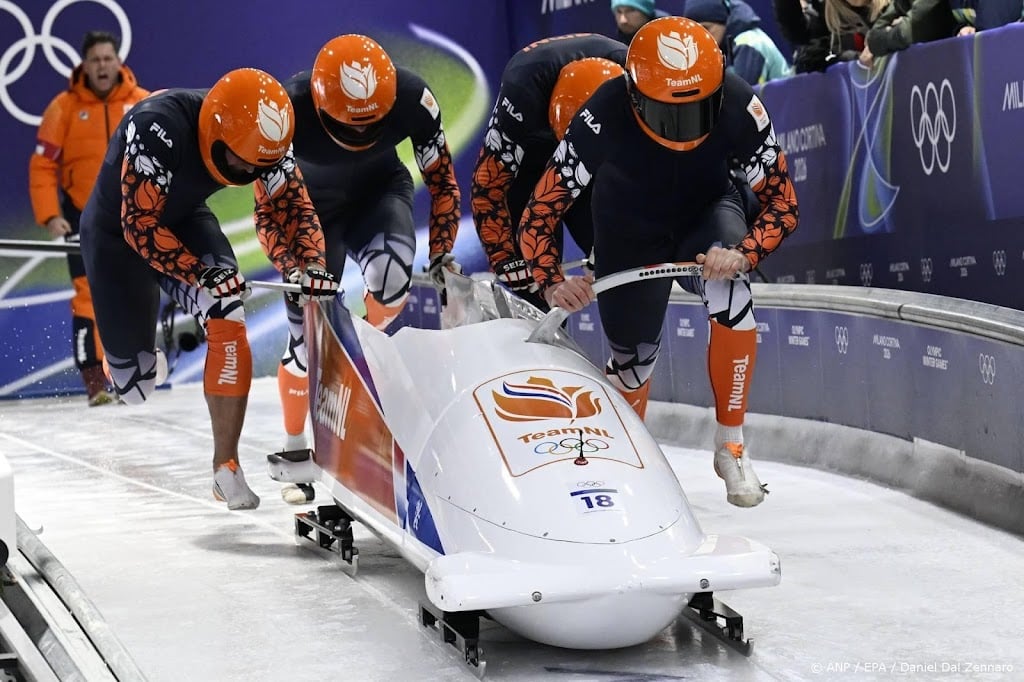 Wesselink sluit eerste dag in viermansbob af op dertiende plaats