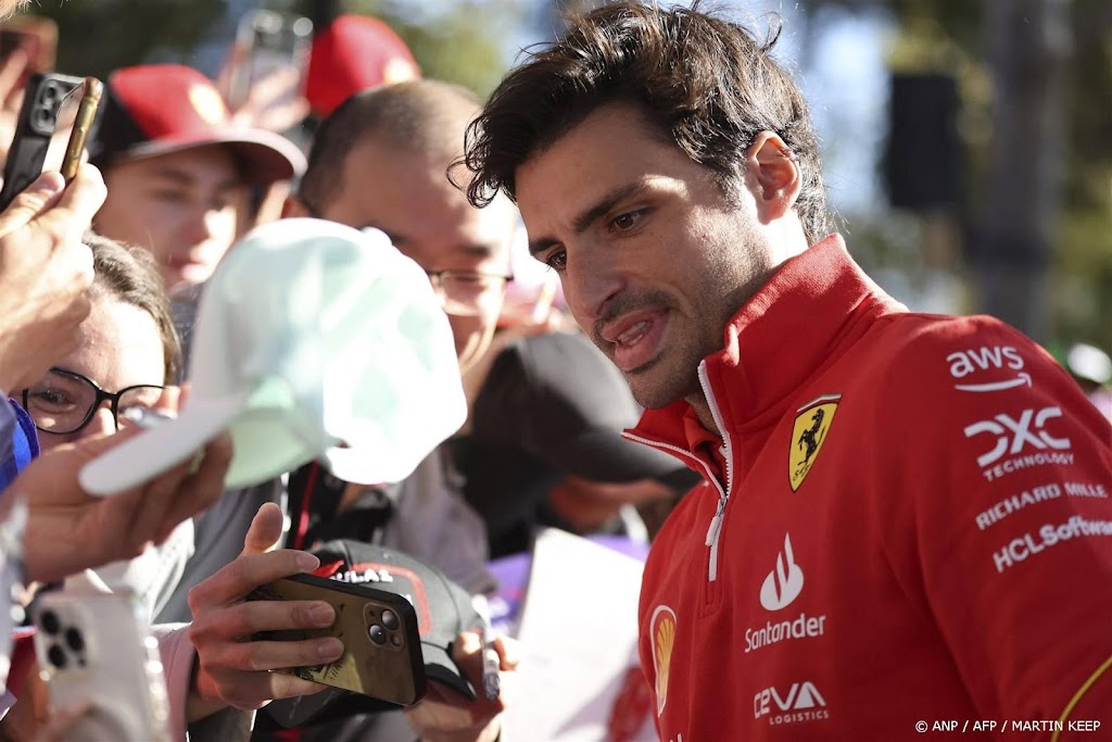 Sainz voelt zich na blindedarmontsteking klaar voor GP Australië