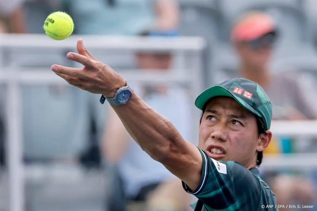 Tennisser Nishikori verliest bij rentree in Miami