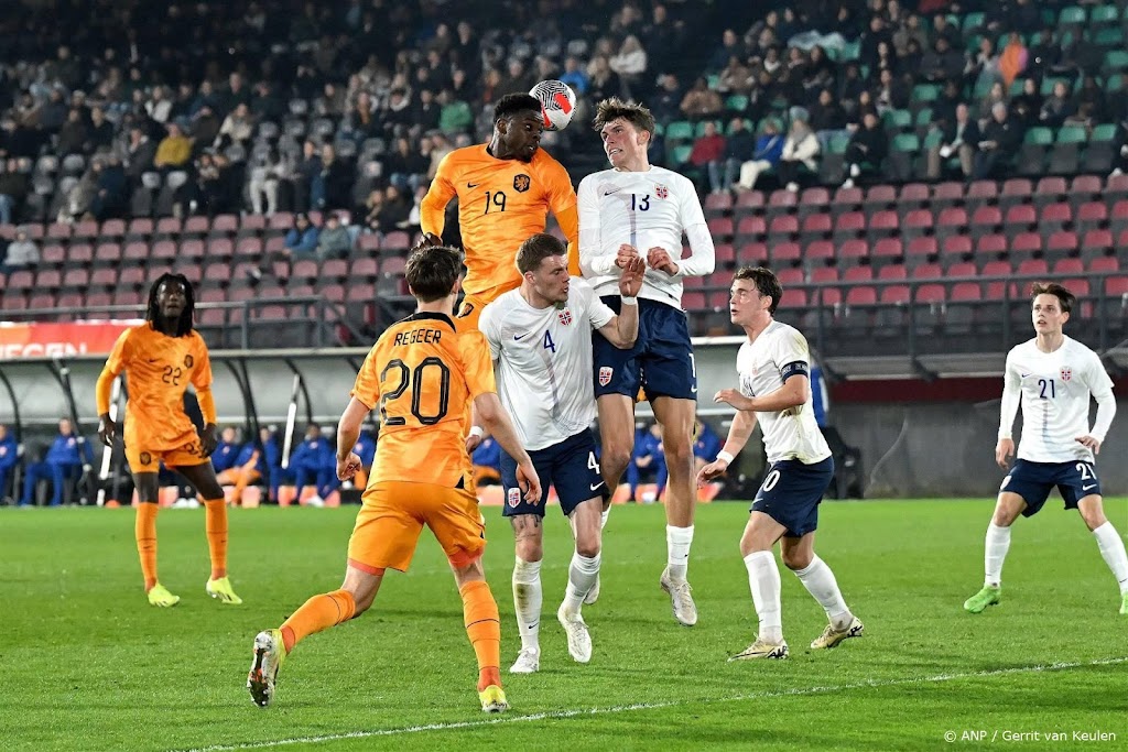 Matig Jong Oranje verliest in Nijmegen oefenduel van Noorwegen