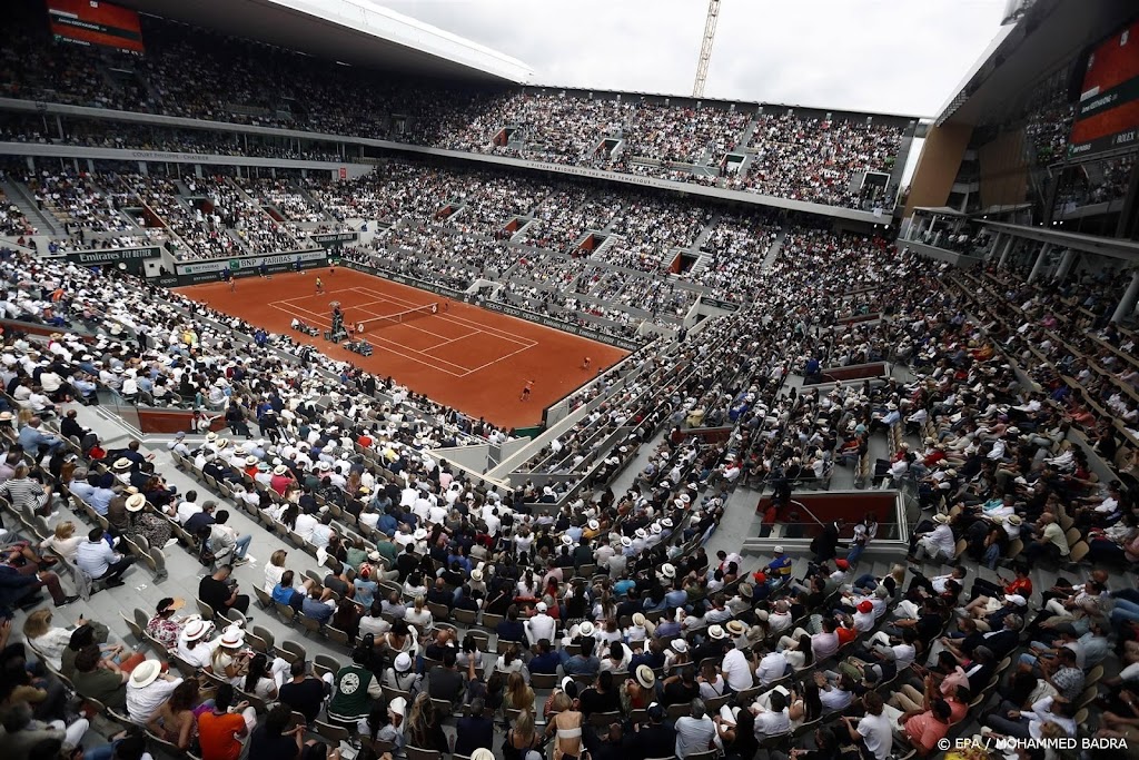 Roland Garros vervroegt avondsessie met half uur 