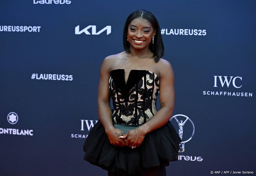 Hassan ziet Laureus Sport Award naar turnster Biles gaan 