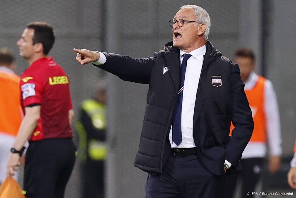 Ranieri (69) na twee seizoenen weg bij Sampdoria