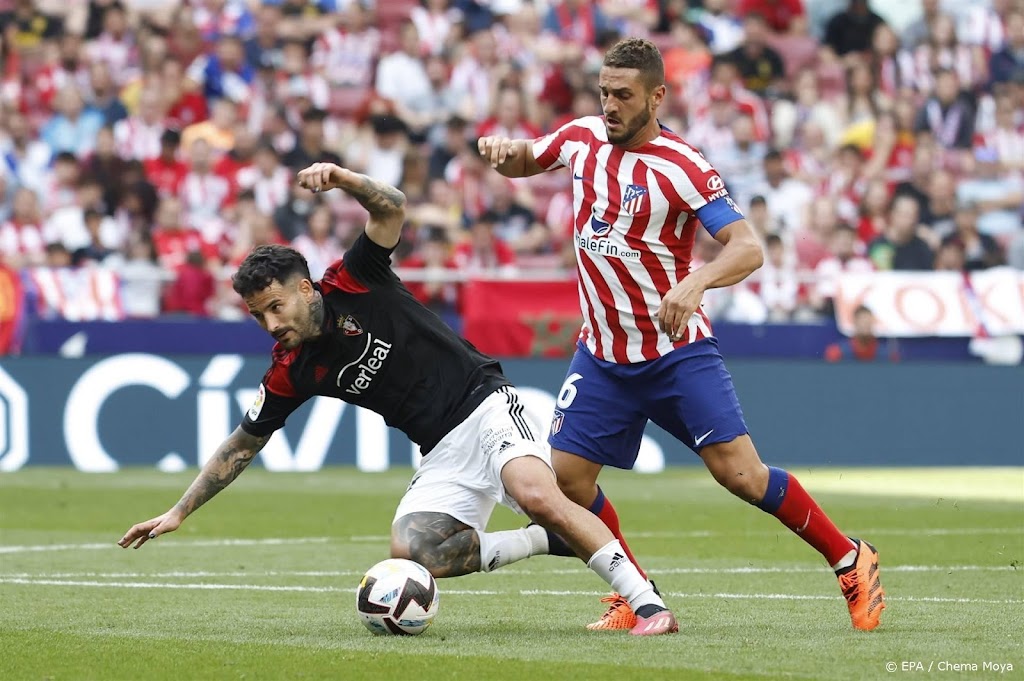 Atlético Madrid te sterk voor Osasuna
