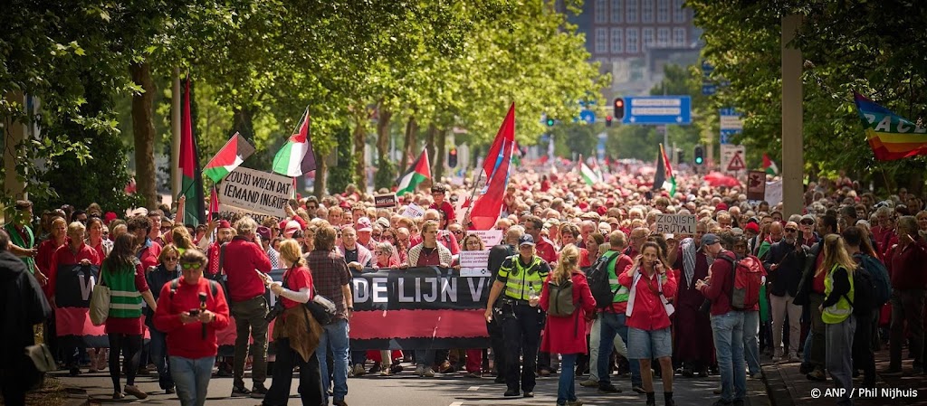 Schoof: Gaza-demonstratie laat zorgen Nederlanders zien