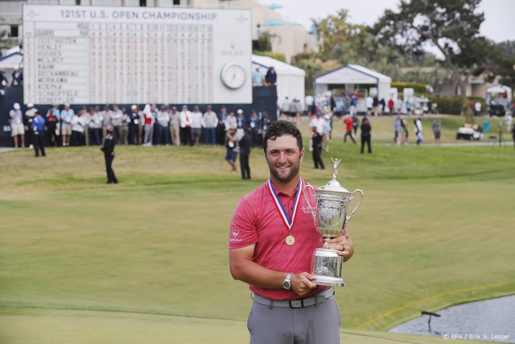 Spaanse golfer Jon Rahm wint US Open