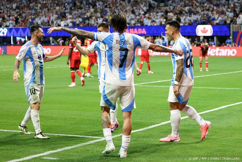 Argentinië verslaat Canada in openingsduel Copa América