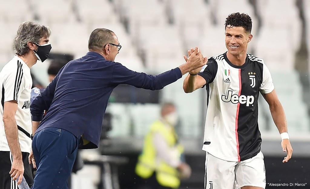 Sarri: Ronaldo kampioen met z'n voeten én hoofd