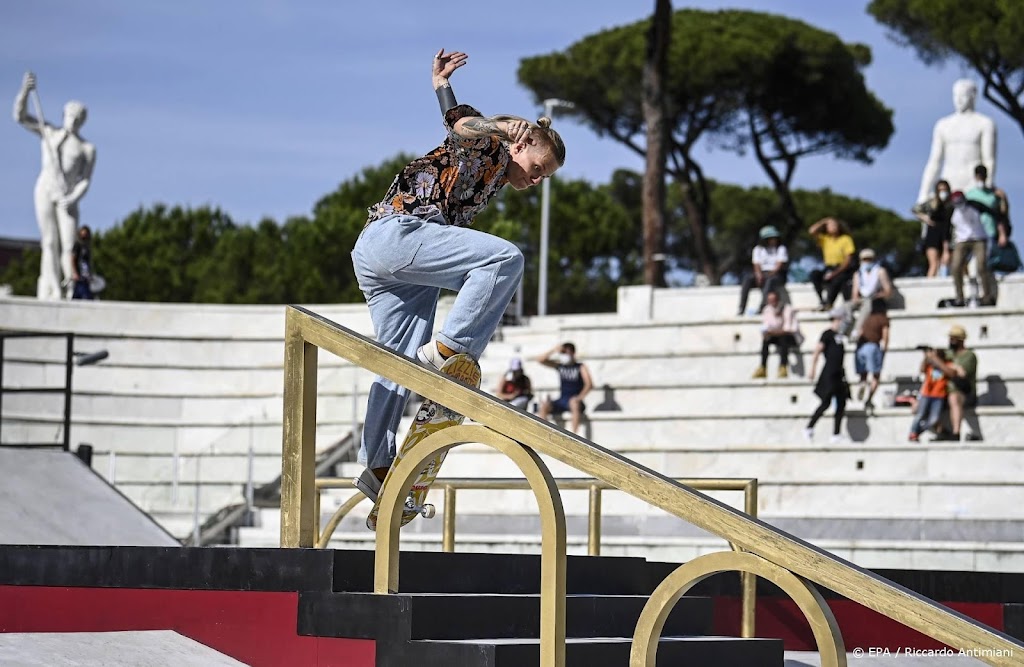 Skateboardster Jacobs test positief op corona bij Spelen in Tokio