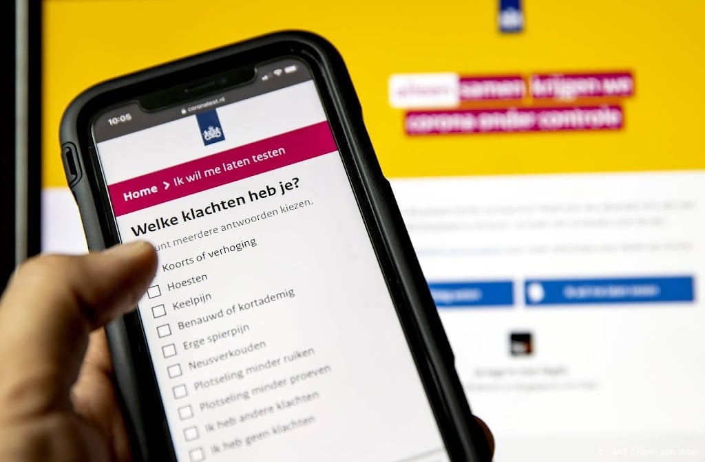 Website coronatest.nl weer in de lucht na storing