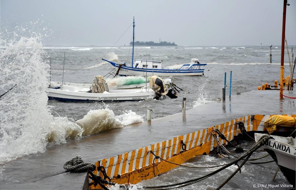 Krachtige orkaan aan land in Mexicaanse deelstaat Veracruz