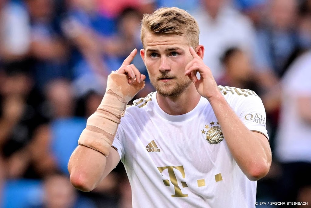 De Ligt scoort voor oppermachtig Bayern München