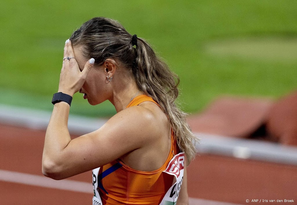 Atlete Visser grijpt net naast brons op 100 meter horden bij EK 