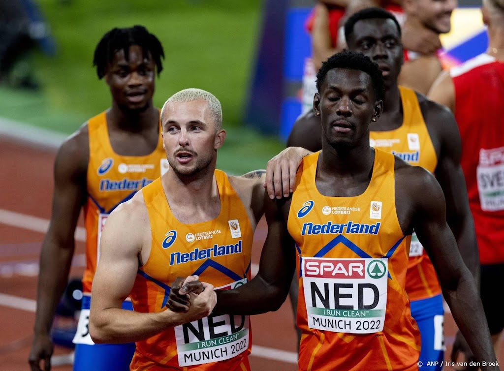 Geen medailles op EK voor sprintploegen op 4x100 meter estafette