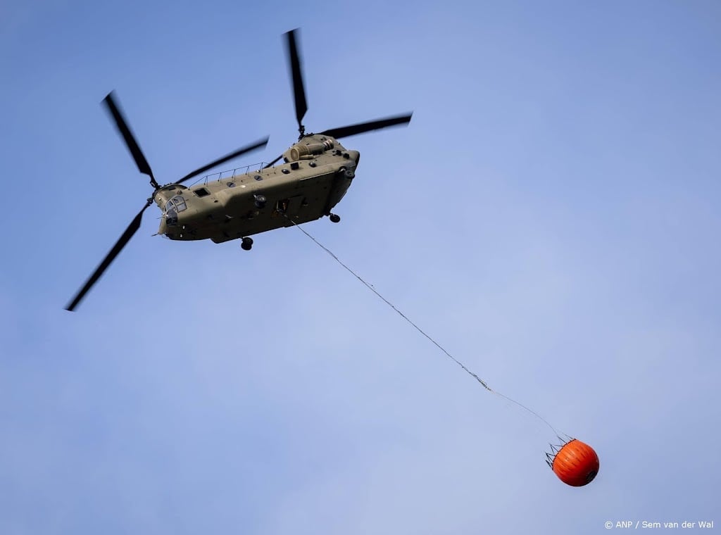 Chinook-helikopters klaar met blussen in Belgische Hoge Venen